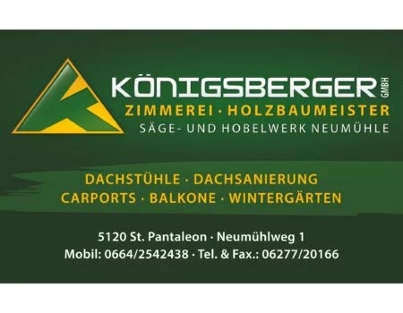 Visitenkarte Königsberger