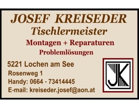 Visitenkarte Kreiseder