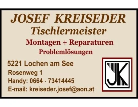 Visitenkarte Kreiseder