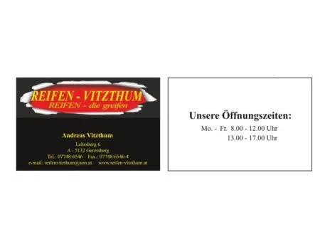 Visitenkarte Vitzei